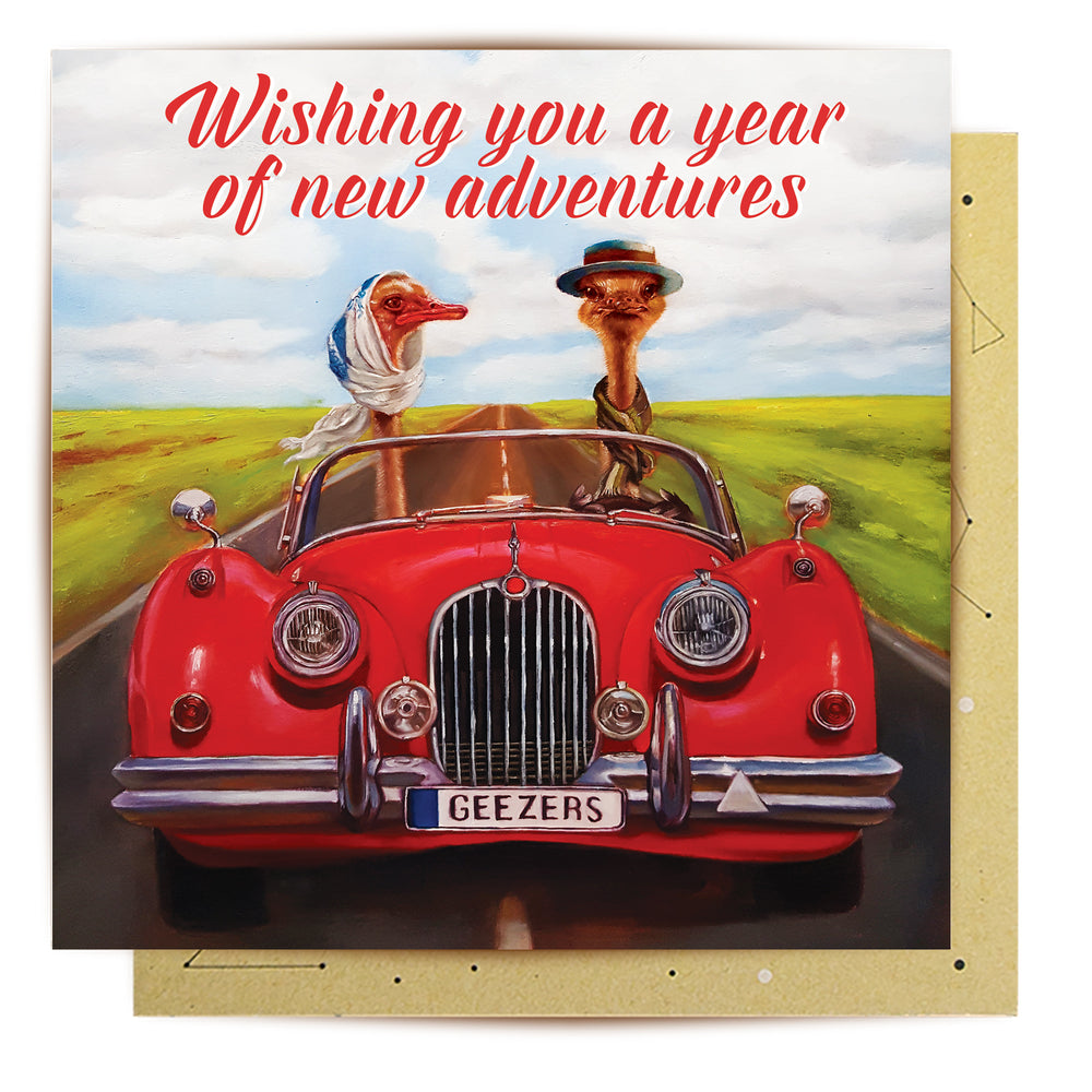 
                      
                        Greeting Card Years of New Adventures
                      
                    