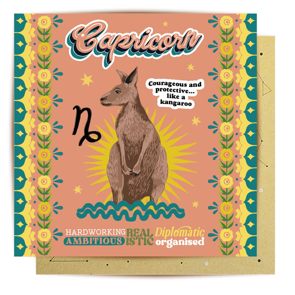 
                      
                        Greeting Card Aussie Astrology Capricorn 22nd Dec -19th Jan
                      
                    