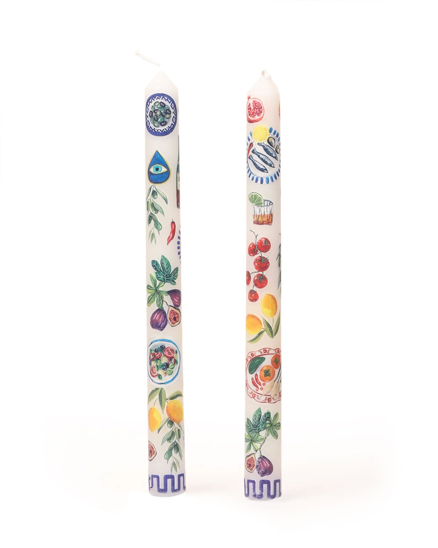 Taper Candle Set Mediterranean Summer