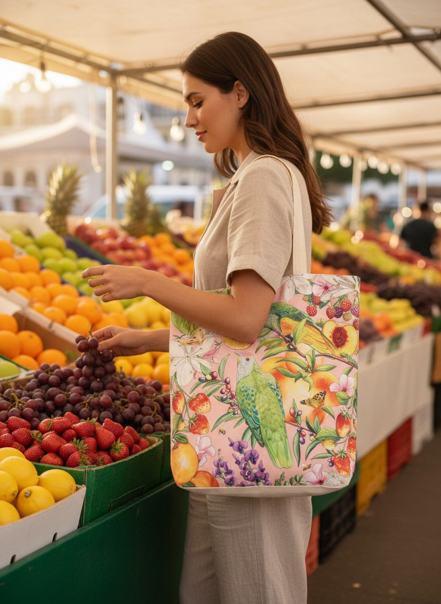 Shopping Tote Bountiful Harvest