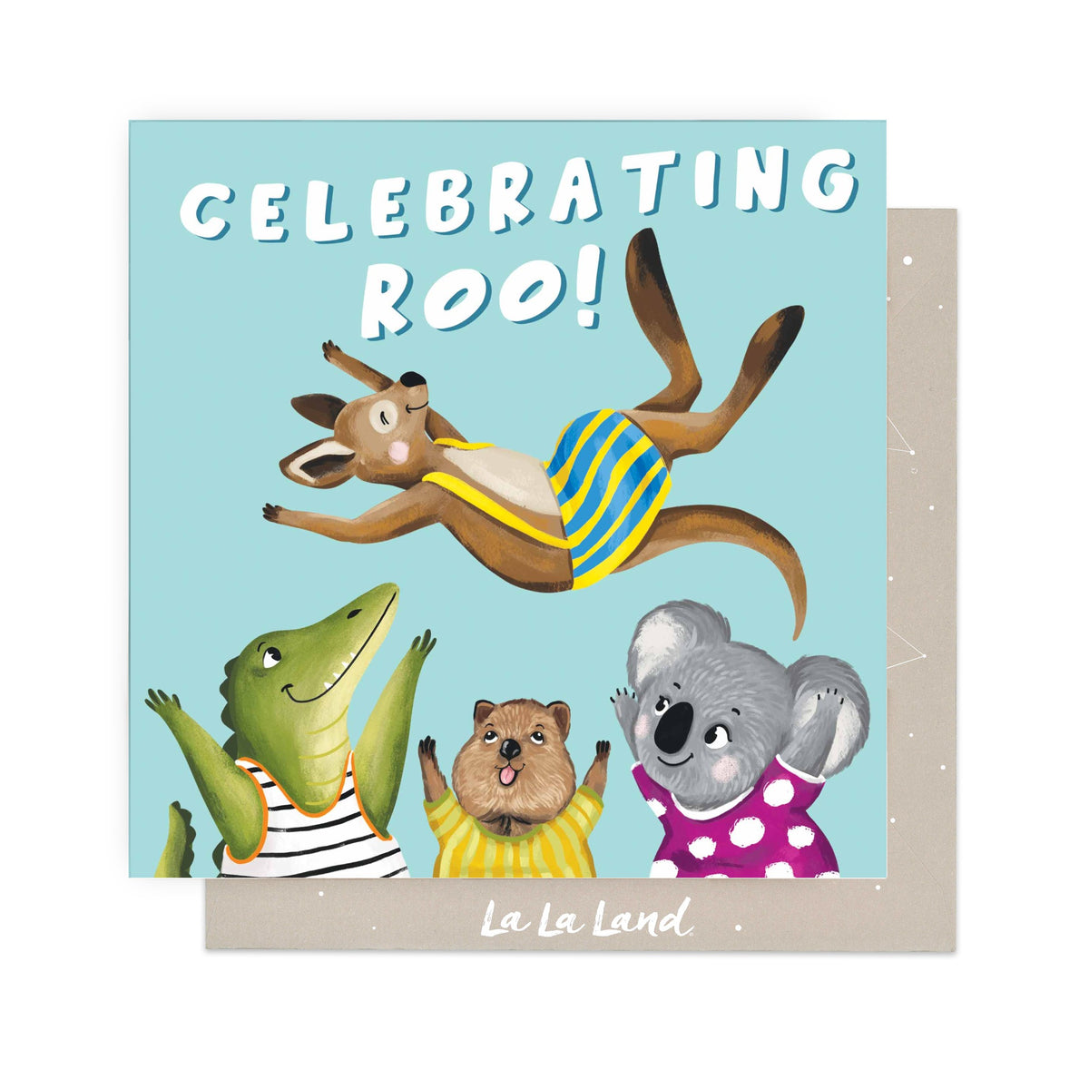 Greeting Card Celebrating Roo