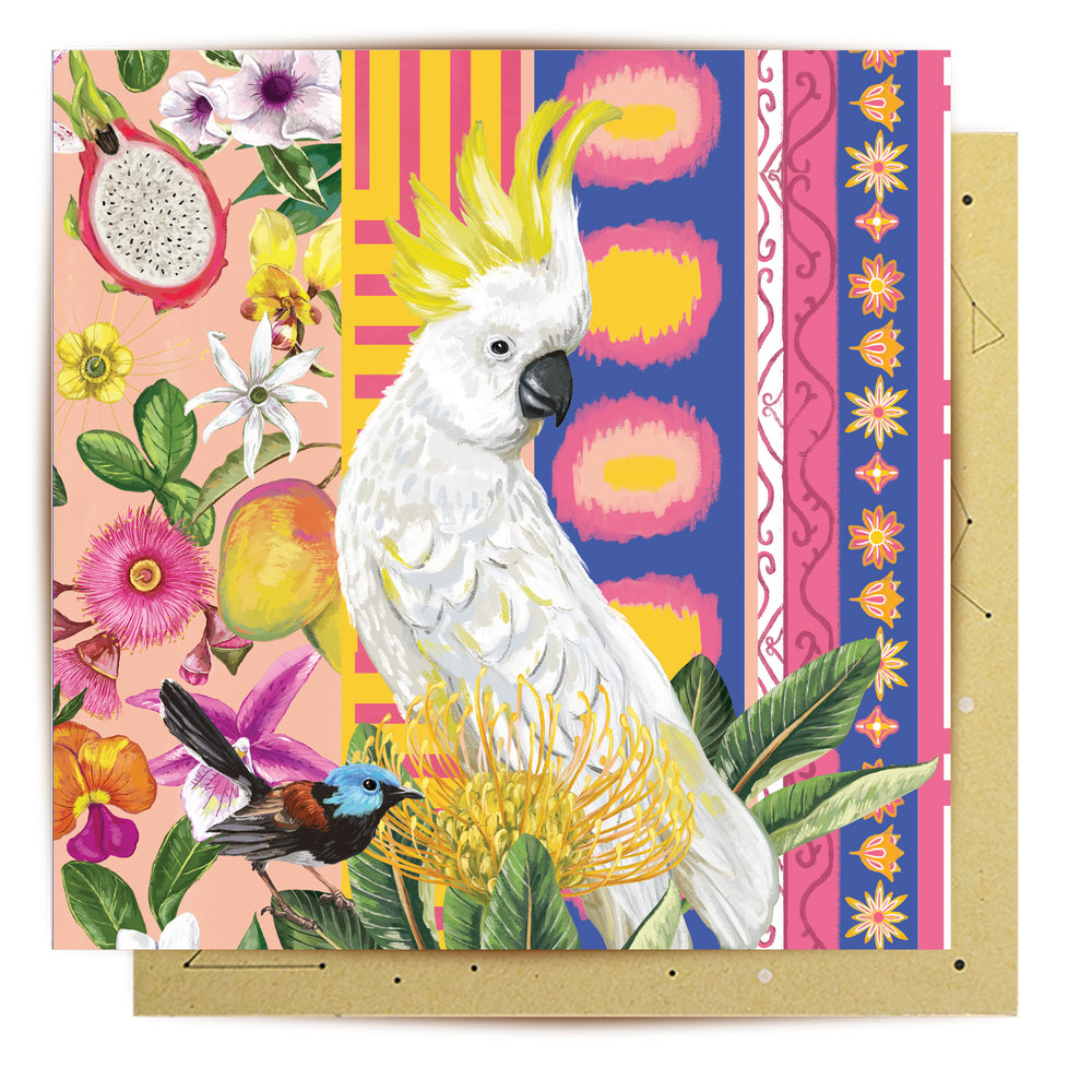 
                      
                        Greeting Card Tropicana Australiana Patterns
                      
                    