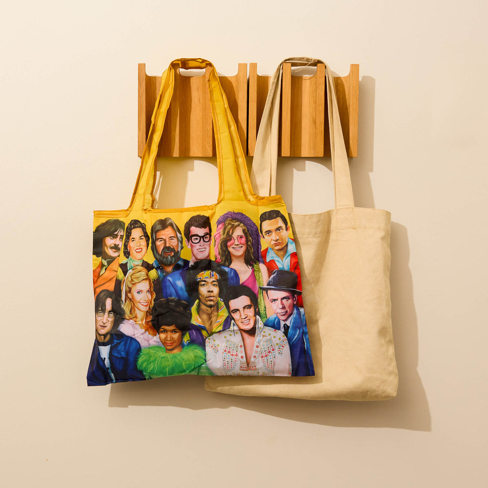 
                      
                        Foldable Shopper Bag Tribute Artists Music Edition
                      
                    