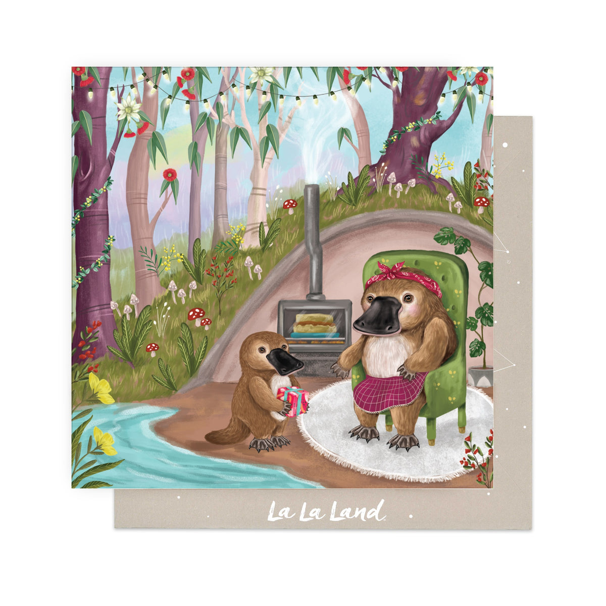 Greeting Card Platypus Surprise