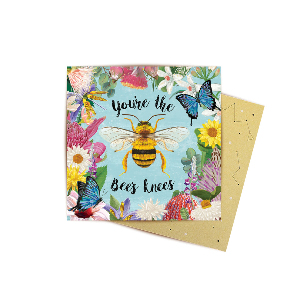 Mini Card Enchanted Garden Bee