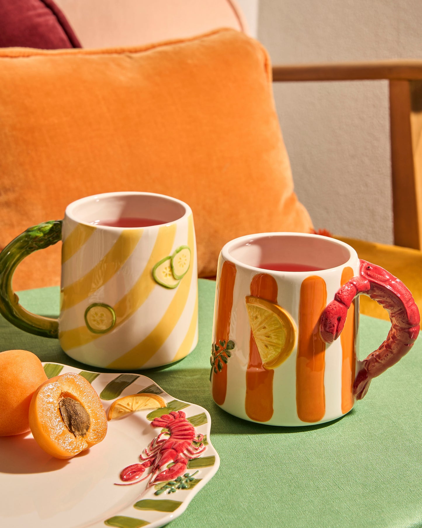 Seaview Stoneware Asparagus Mug