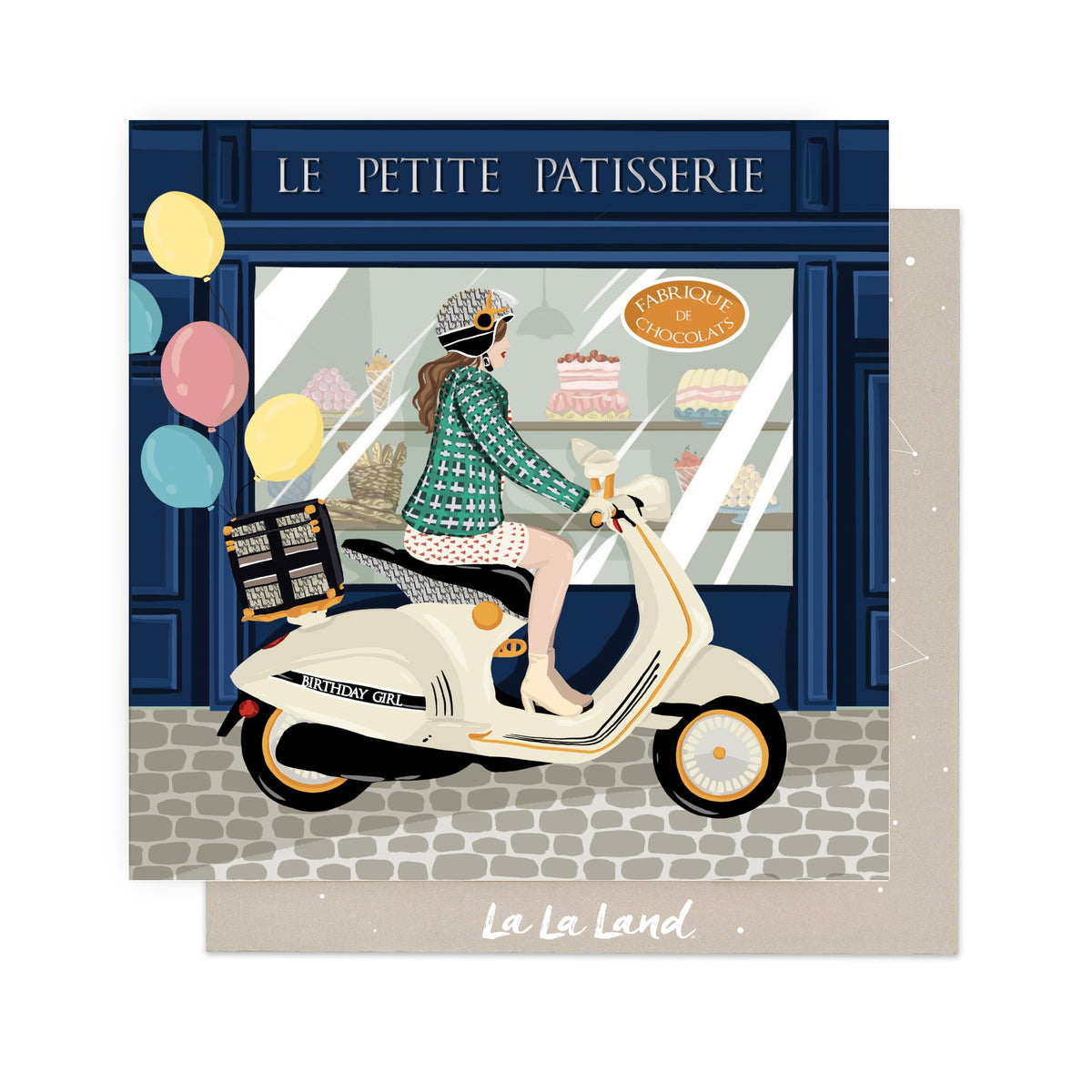 Greeting Card Paris Ride