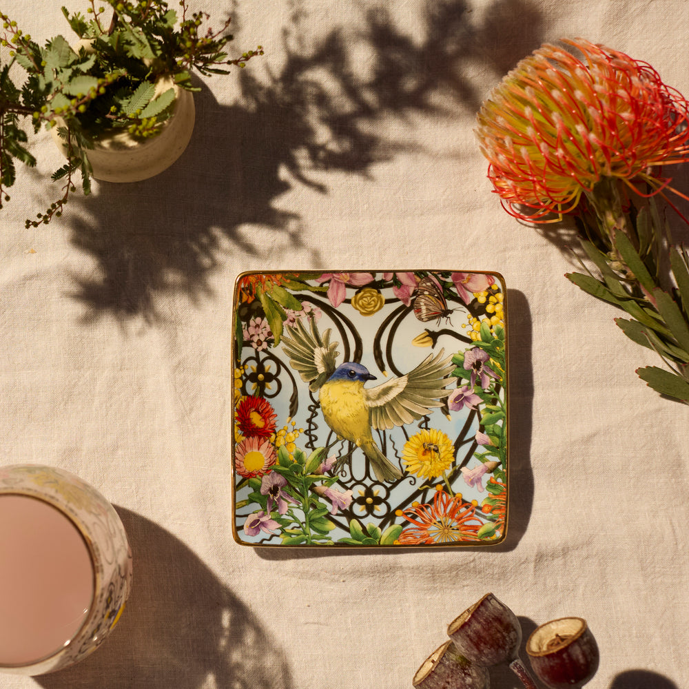 Square Trinket Tray Royal Botanic Gardens Victoria