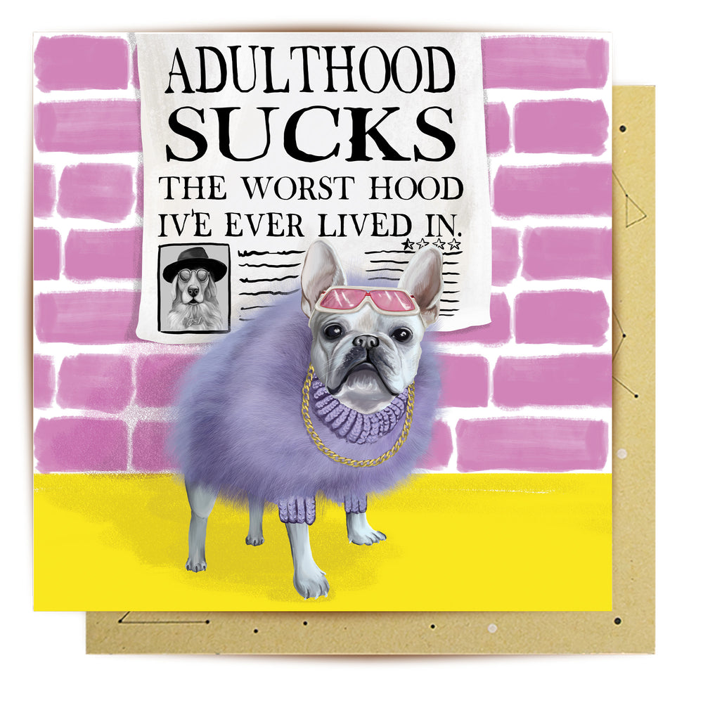 
                      
                        Greeting Card Adulthood
                      
                    