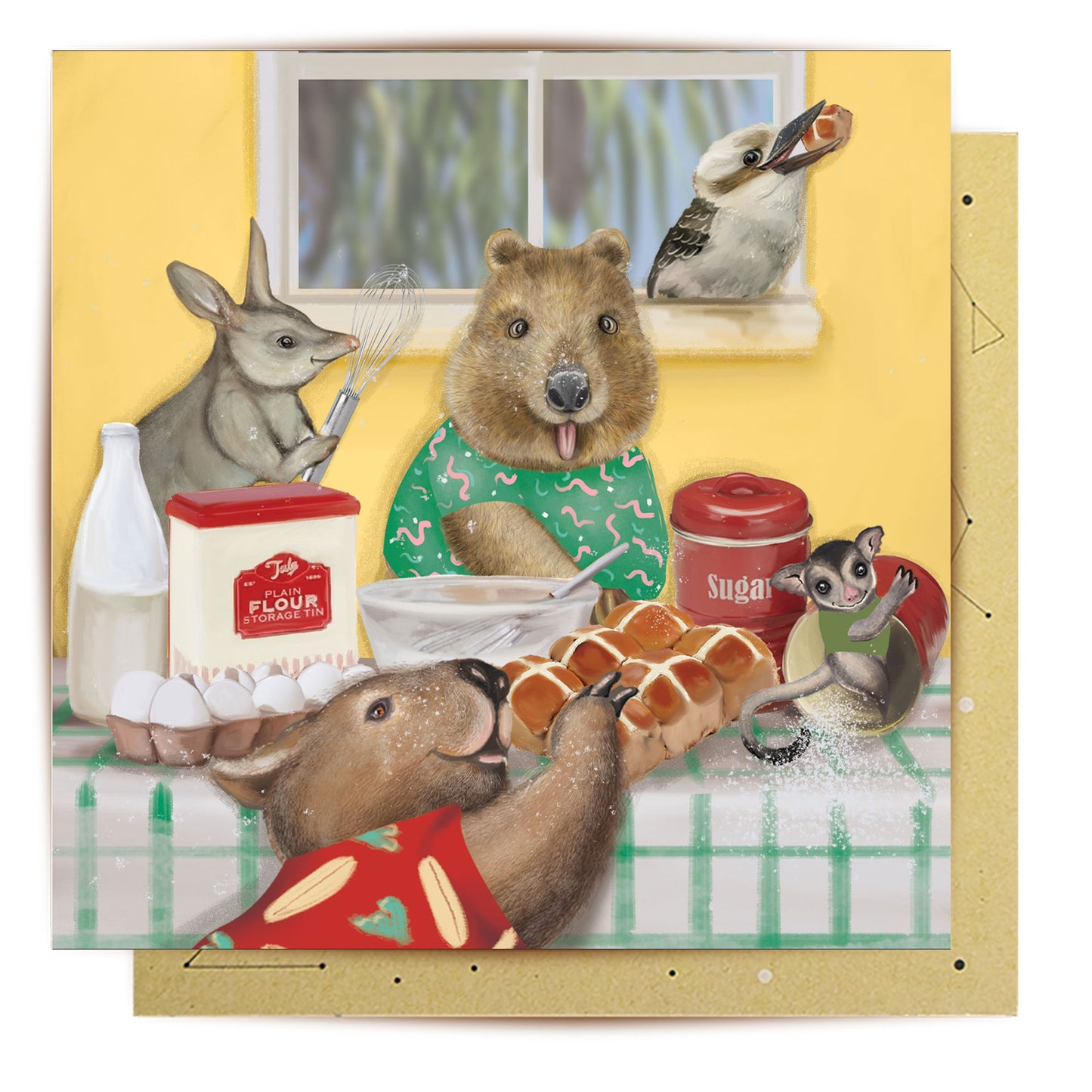 Greeting Card Easter Baking