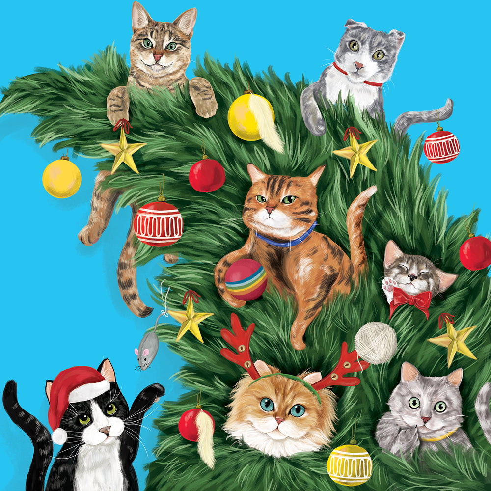 
                      
                        Greeting Card Cat Lovers Tree
                      
                    