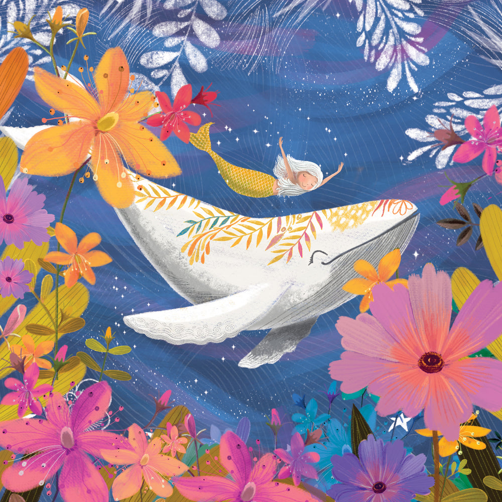 
                      
                        Greeting Card Mermaid Whale
                      
                    