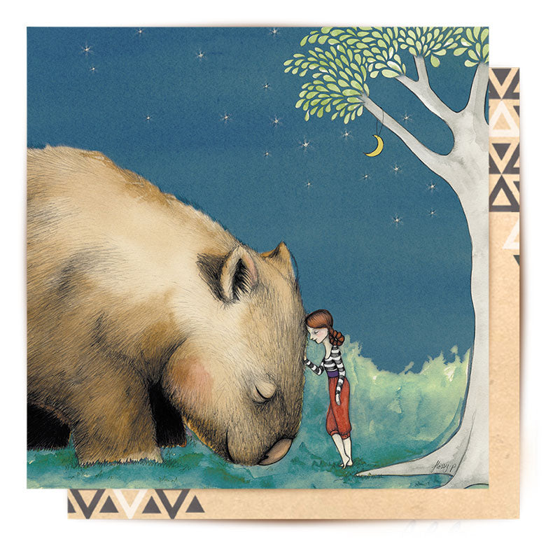 Greeting Card Giant Wombat