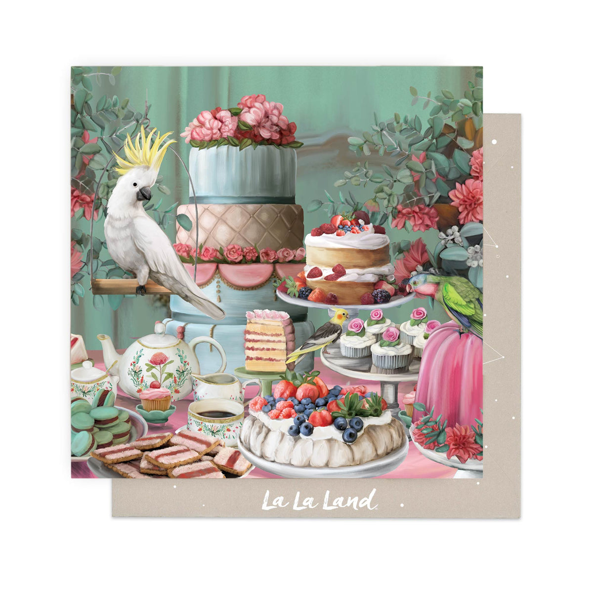 Greeting Card Lavish Tea Party