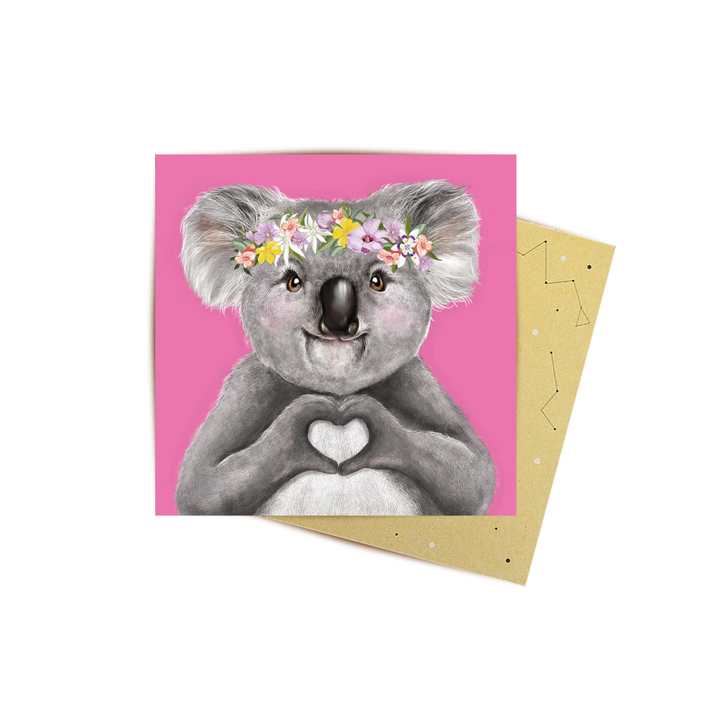 
                      
                        Mini Card Heart Koala Girl
                      
                    