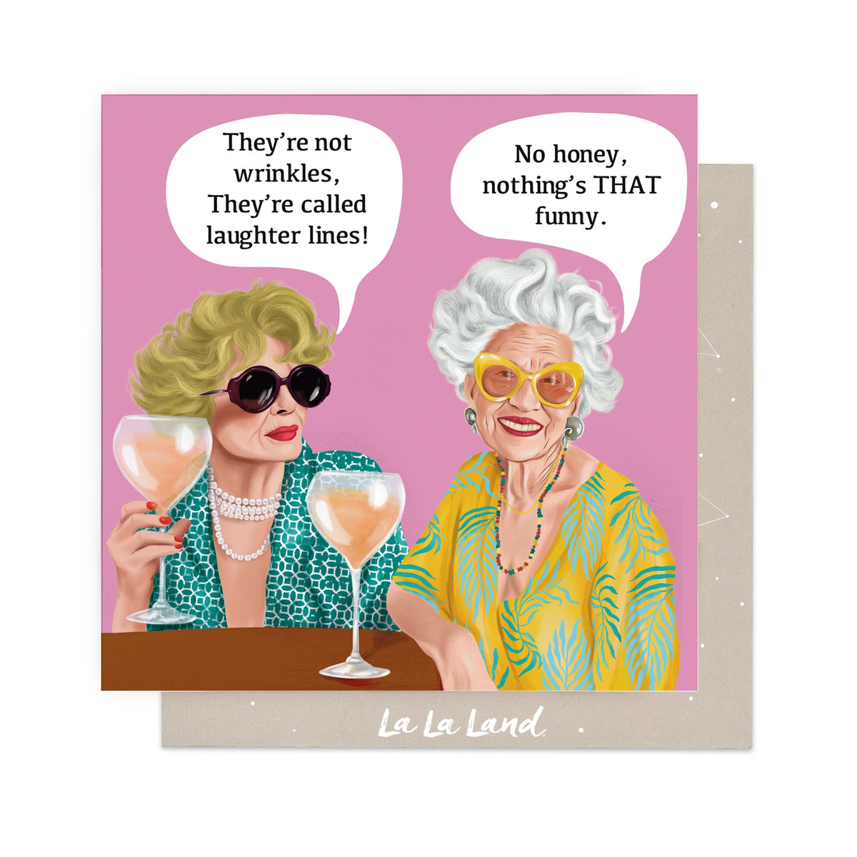 Greeting Card Laughter Lines
