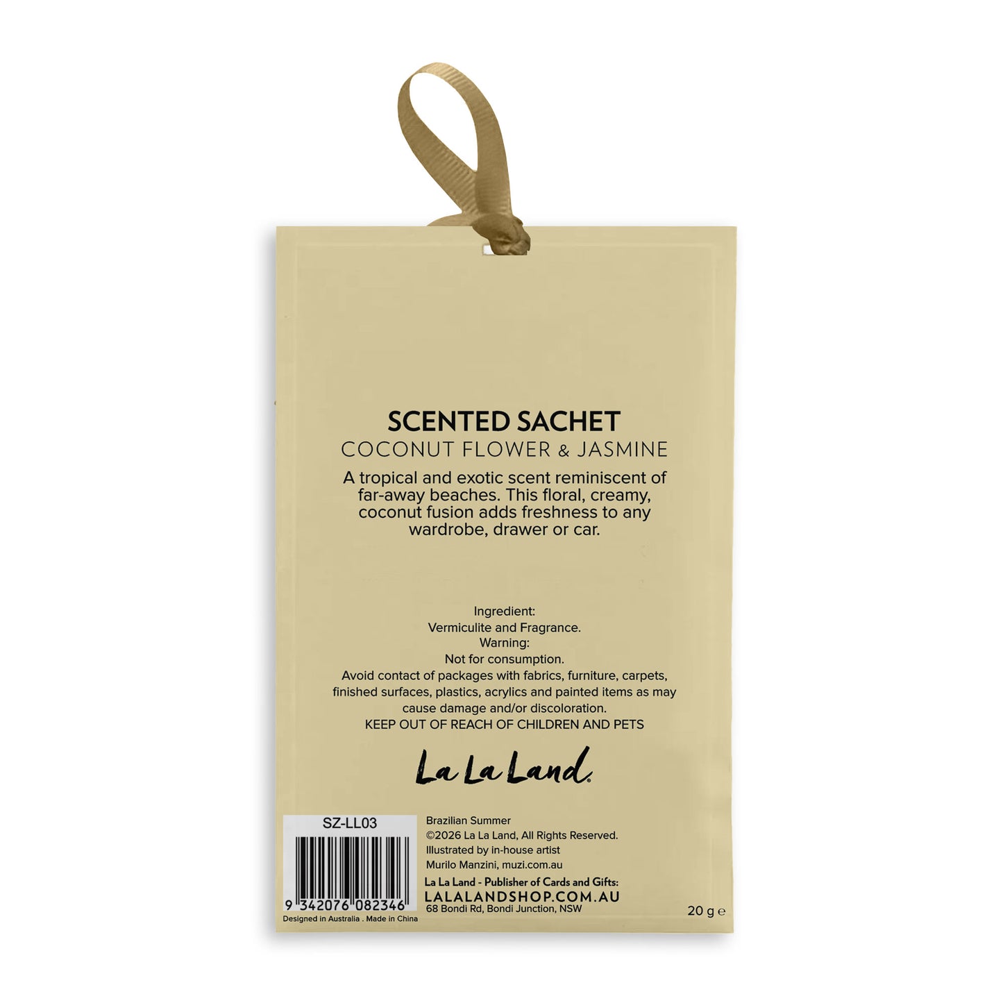 Scented Sachet Brazilian Summer