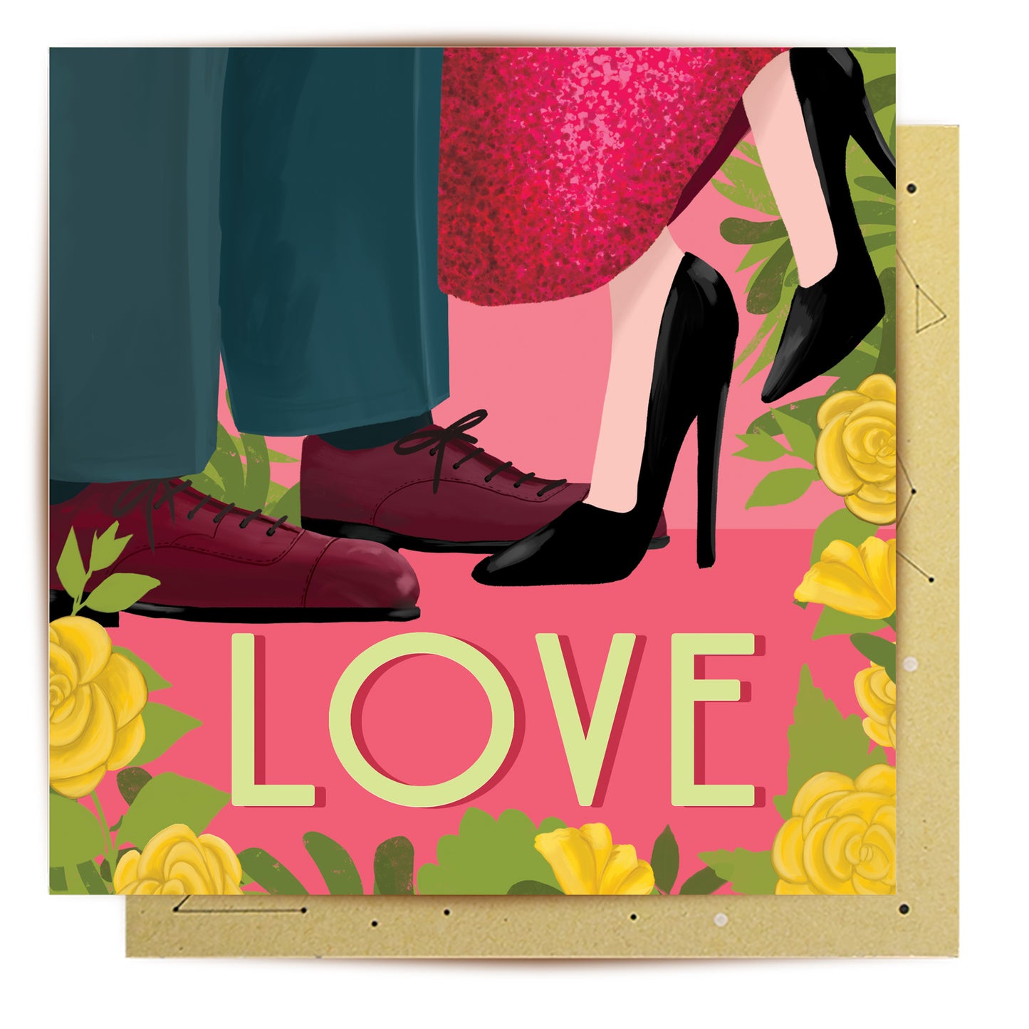 Greeting Card Love Dance