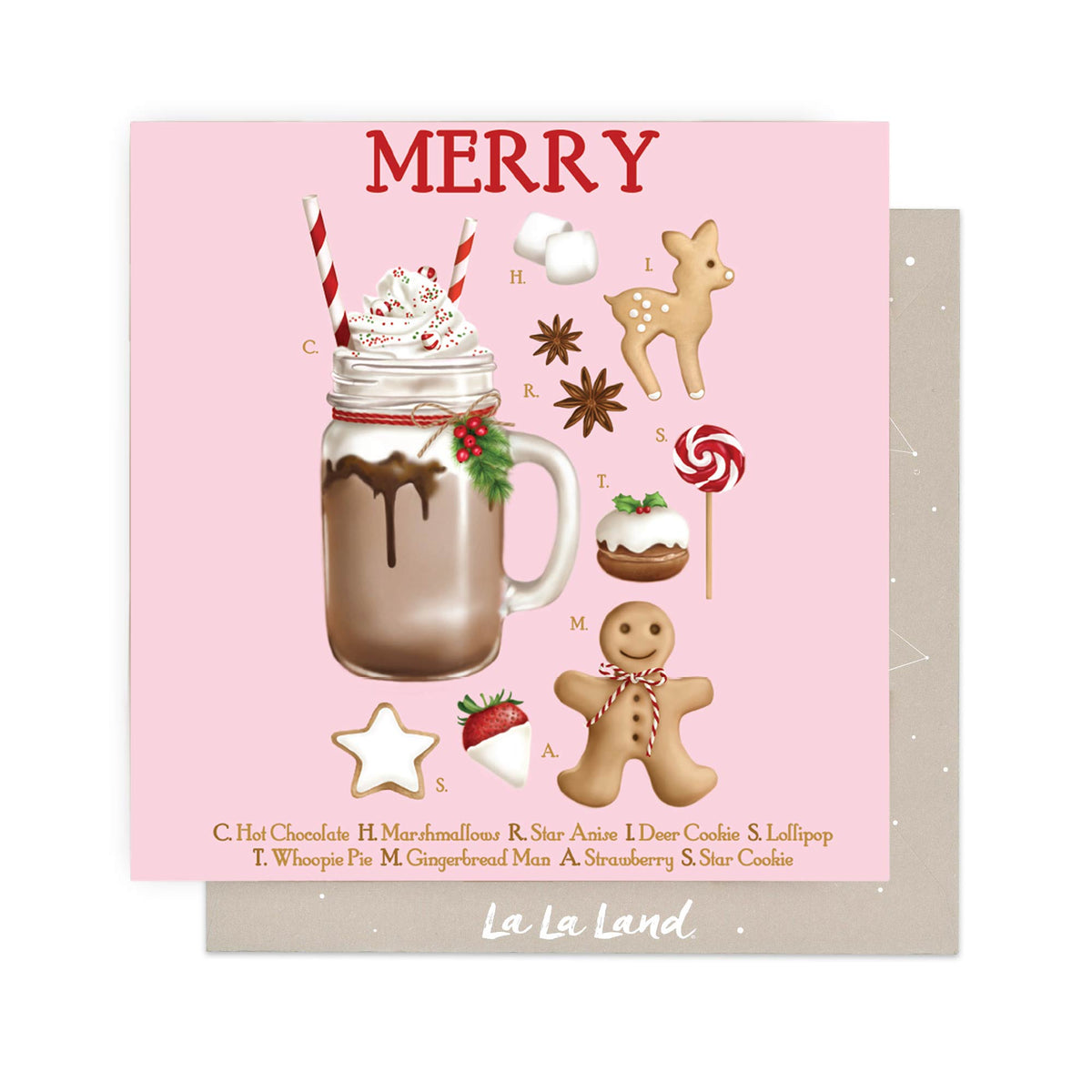 Greeting Card Christmas Sundae