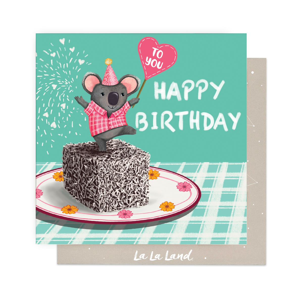 Greeting Card Lamington Koala