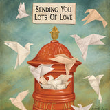 Greeting Card Sending You Love Letters