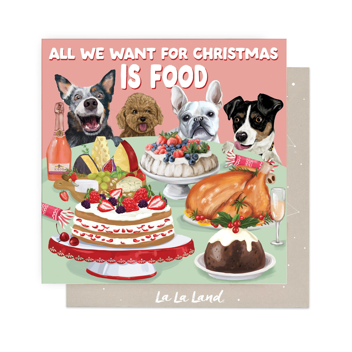 Greeting Card Food For Christmas
