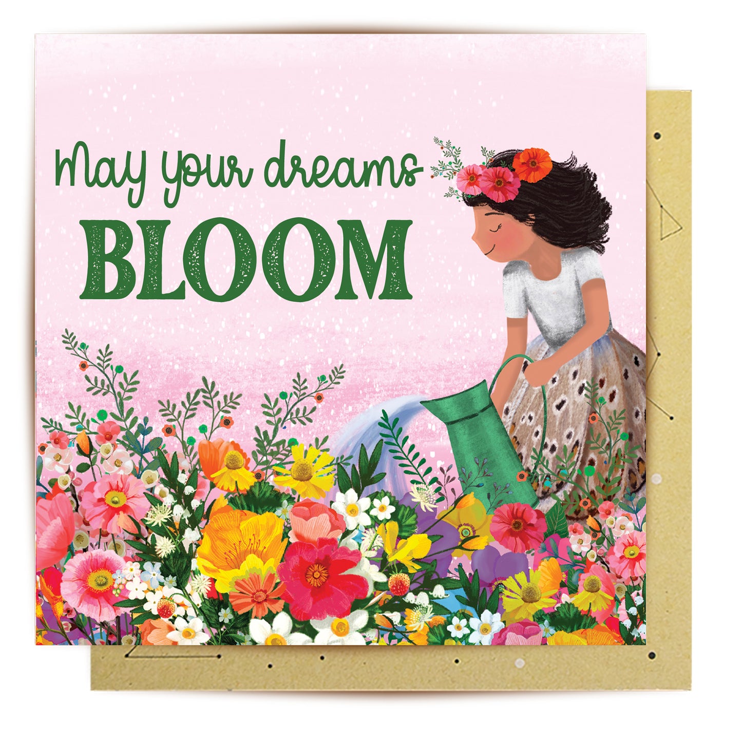 Greeting Card Flower Garden