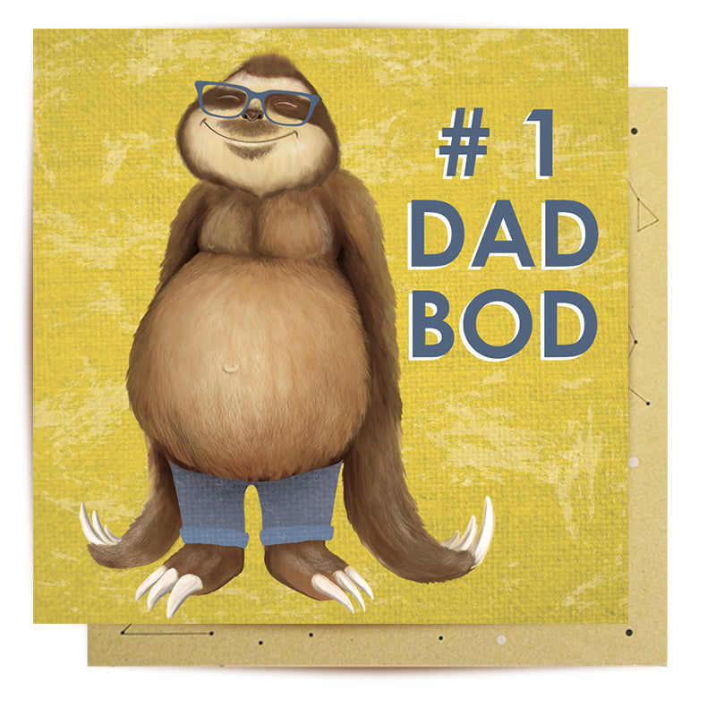 
                      
                        Greeting Card Dad Bod Sloth
                      
                    