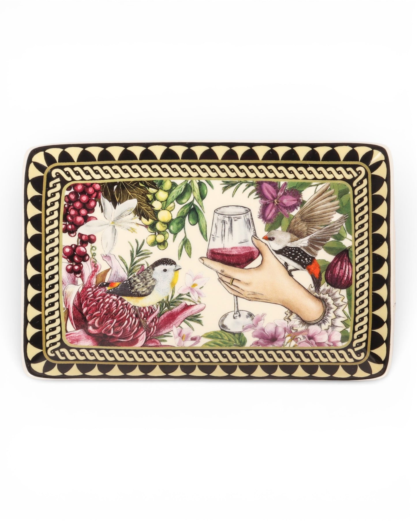 Rectangle Trinket Tray Vineyard Visions