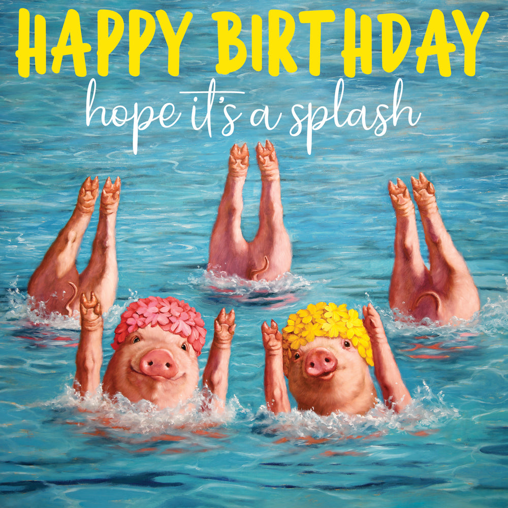 
                      
                        Greeting Card Synchronized Swimmers
                      
                    