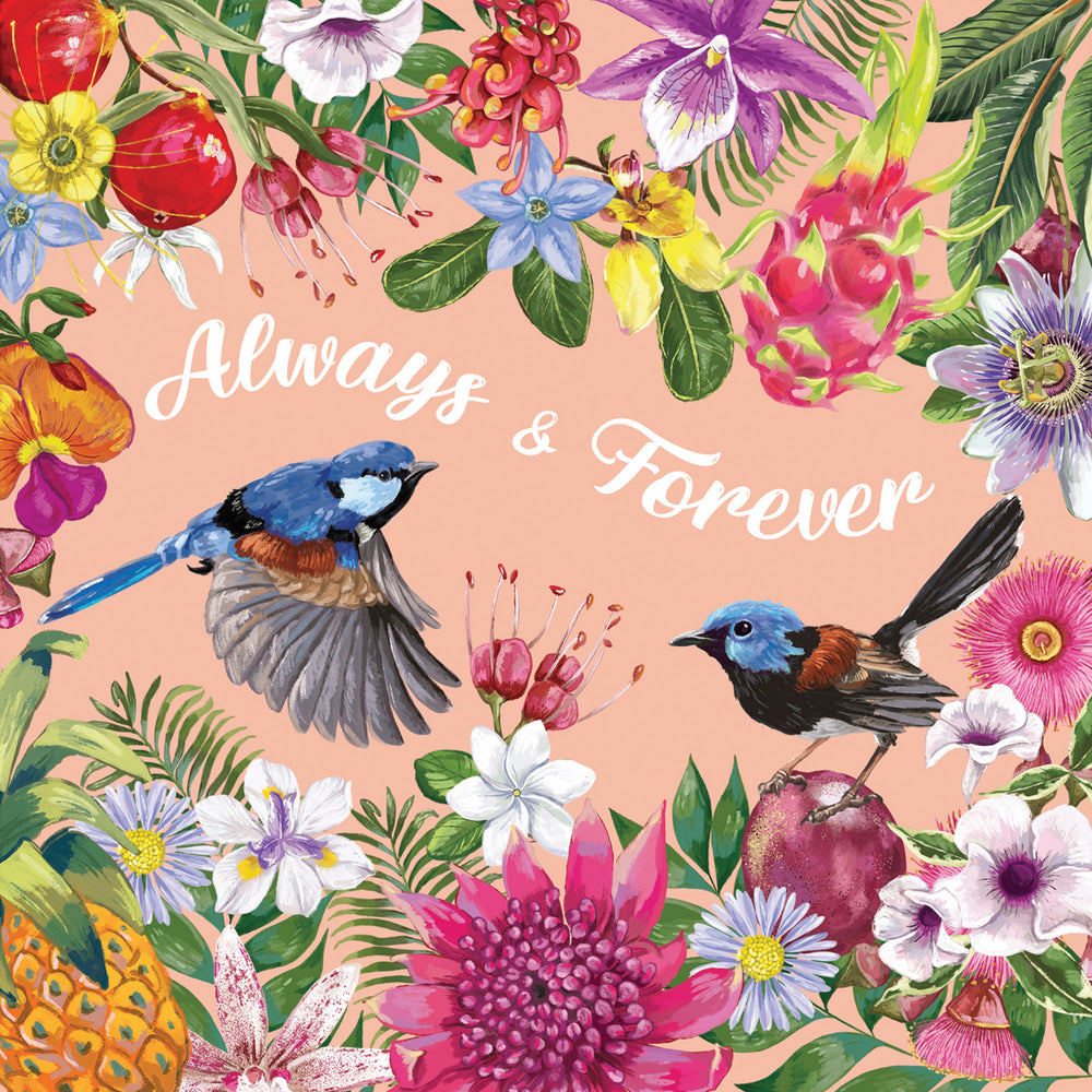 
                      
                        Greeting Card Fairy Wrens Love
                      
                    