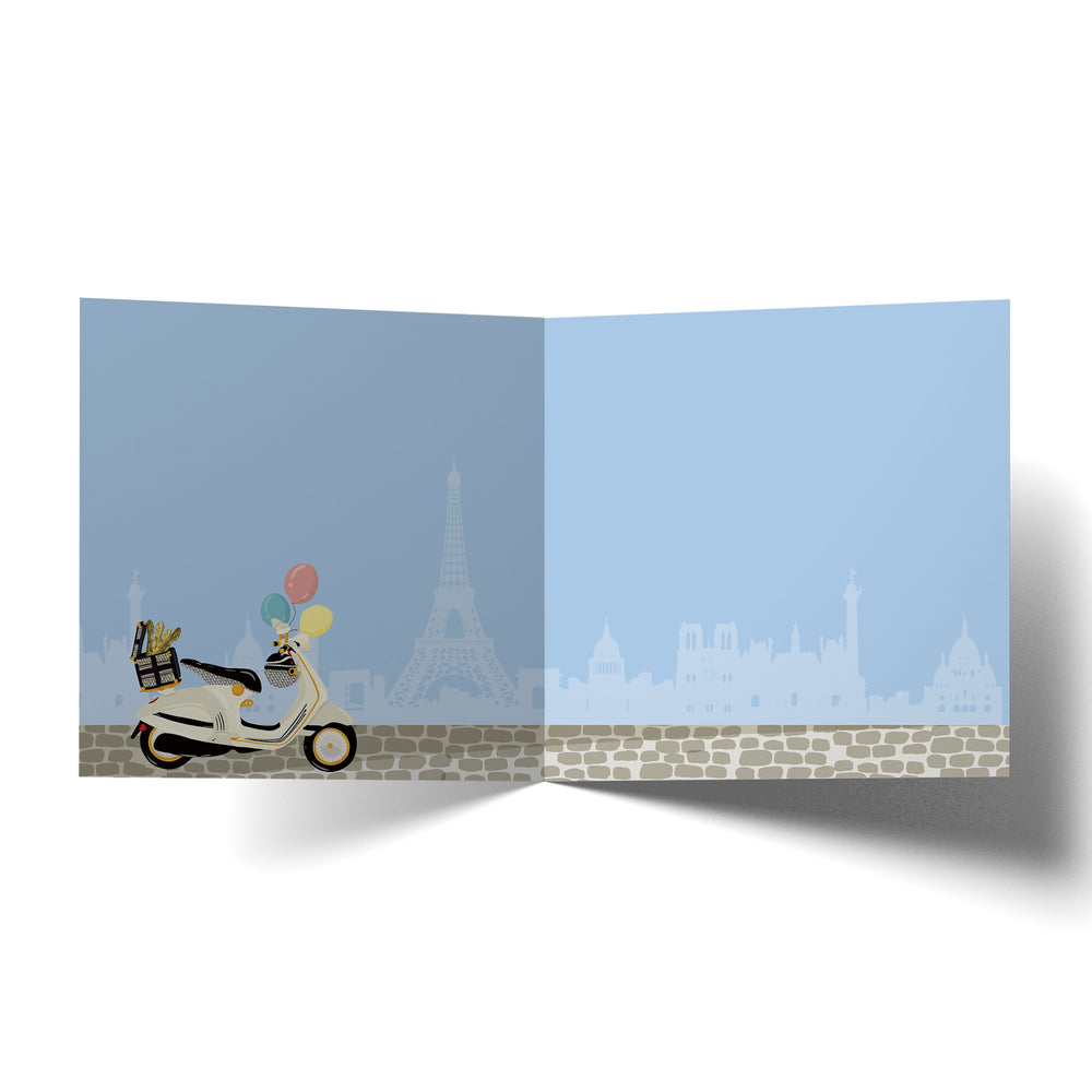 
                      
                        Greeting Card Paris Ride
                      
                    