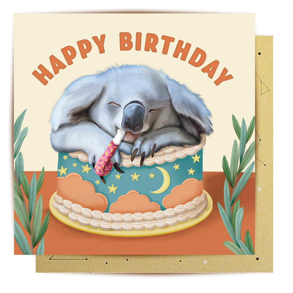 
                      
                        Greeting Card Koala Cake
                      
                    