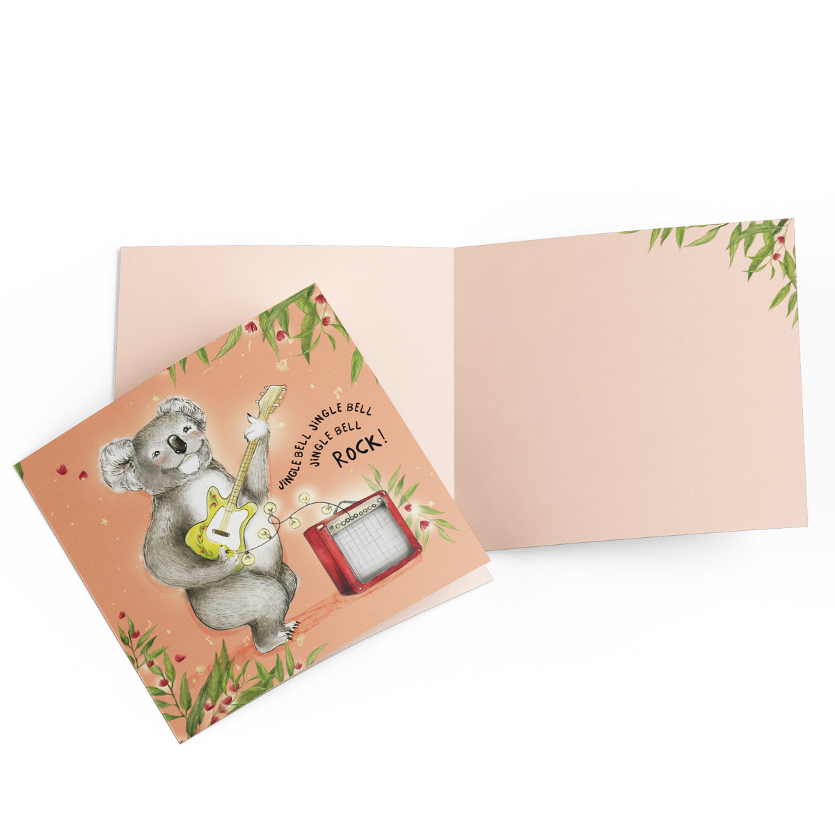 Greeting Card Jingle Bell Rock Koala