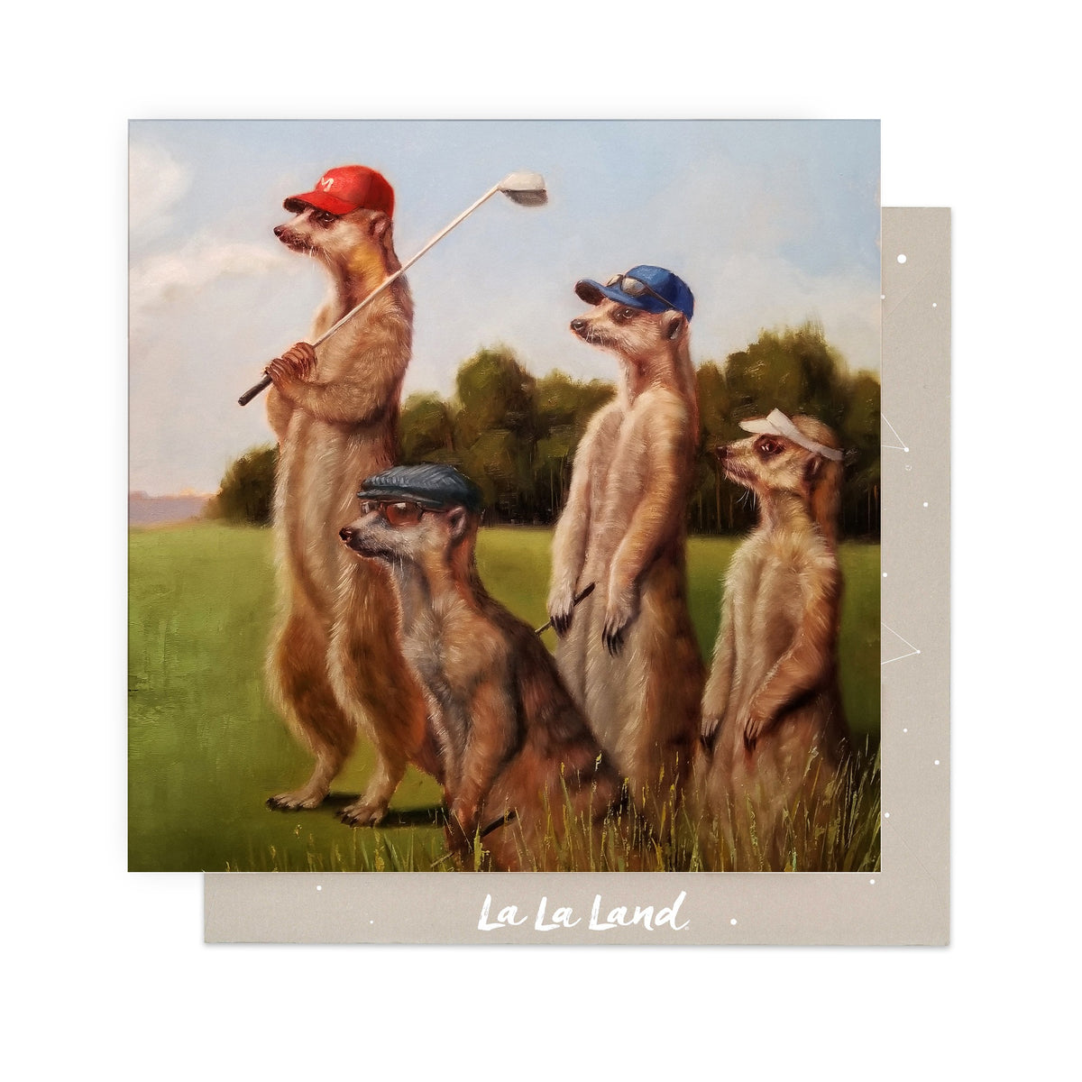 Greeting Card Golfers Afternoon