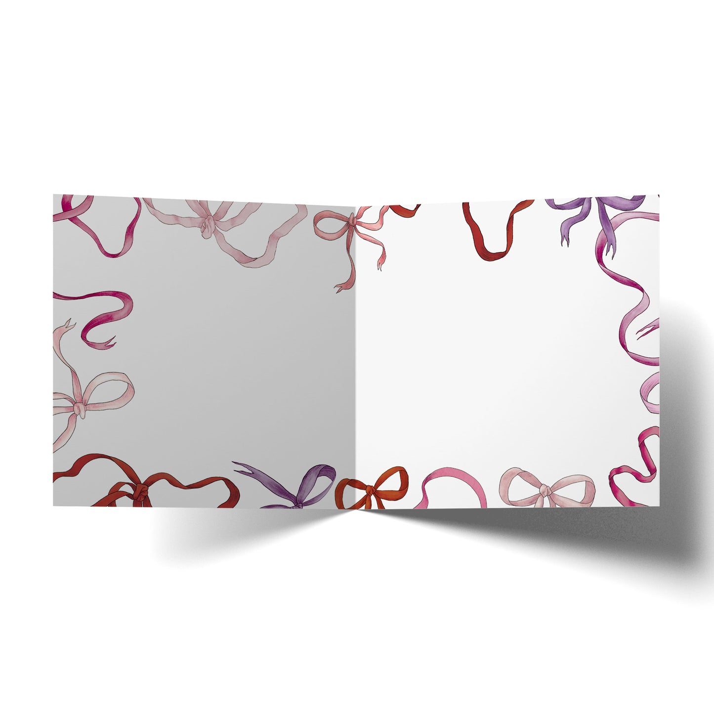 Greeting Card Ribbons Everywhere