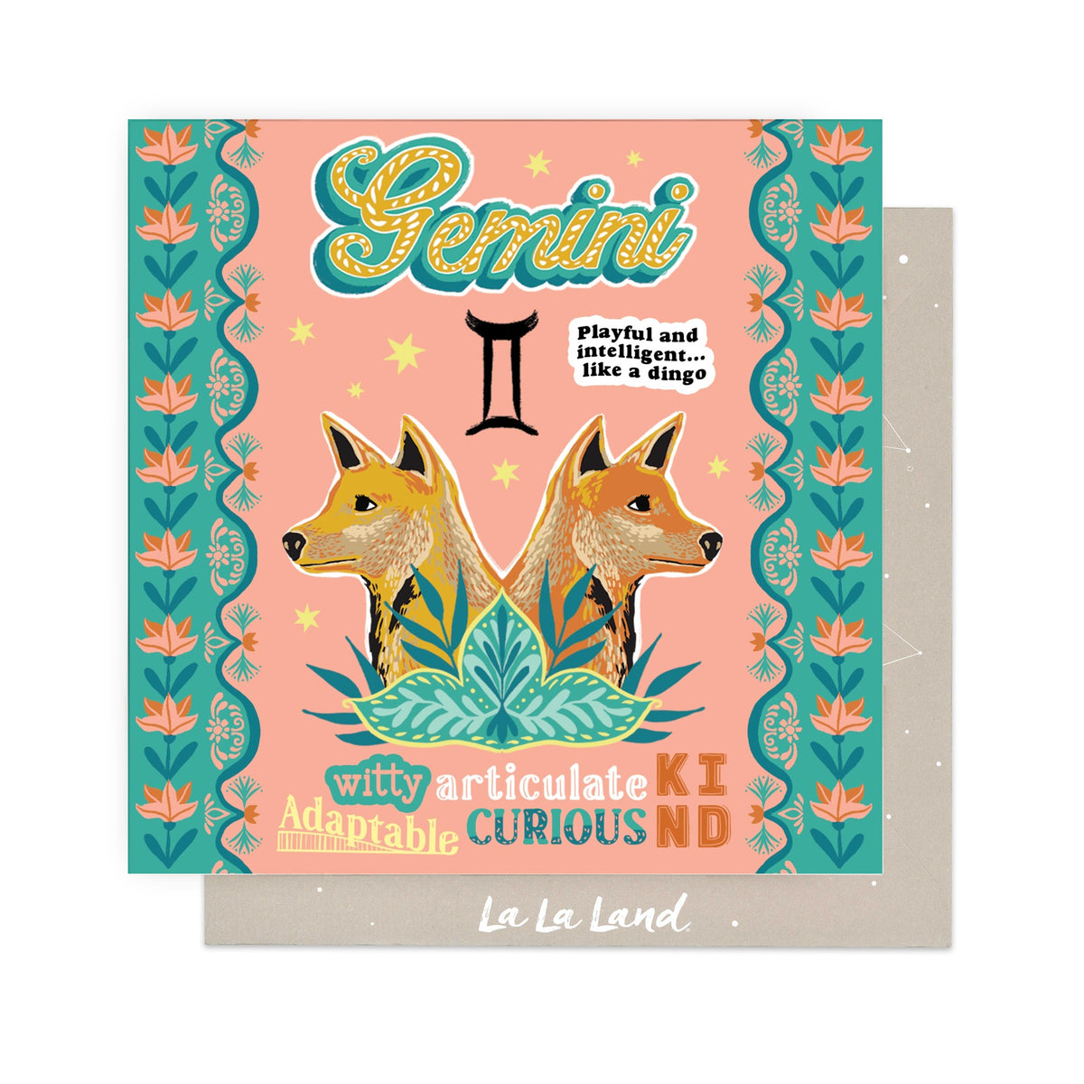 Greeting Card Aussie Astrology Gemini 21st May - 20th June