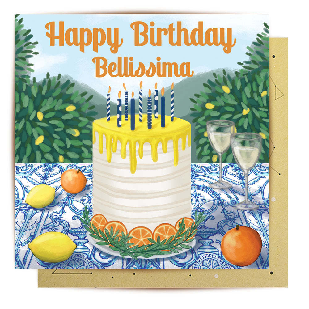 
                      
                        Greeting Card Happy Birthday Bellissima
                      
                    