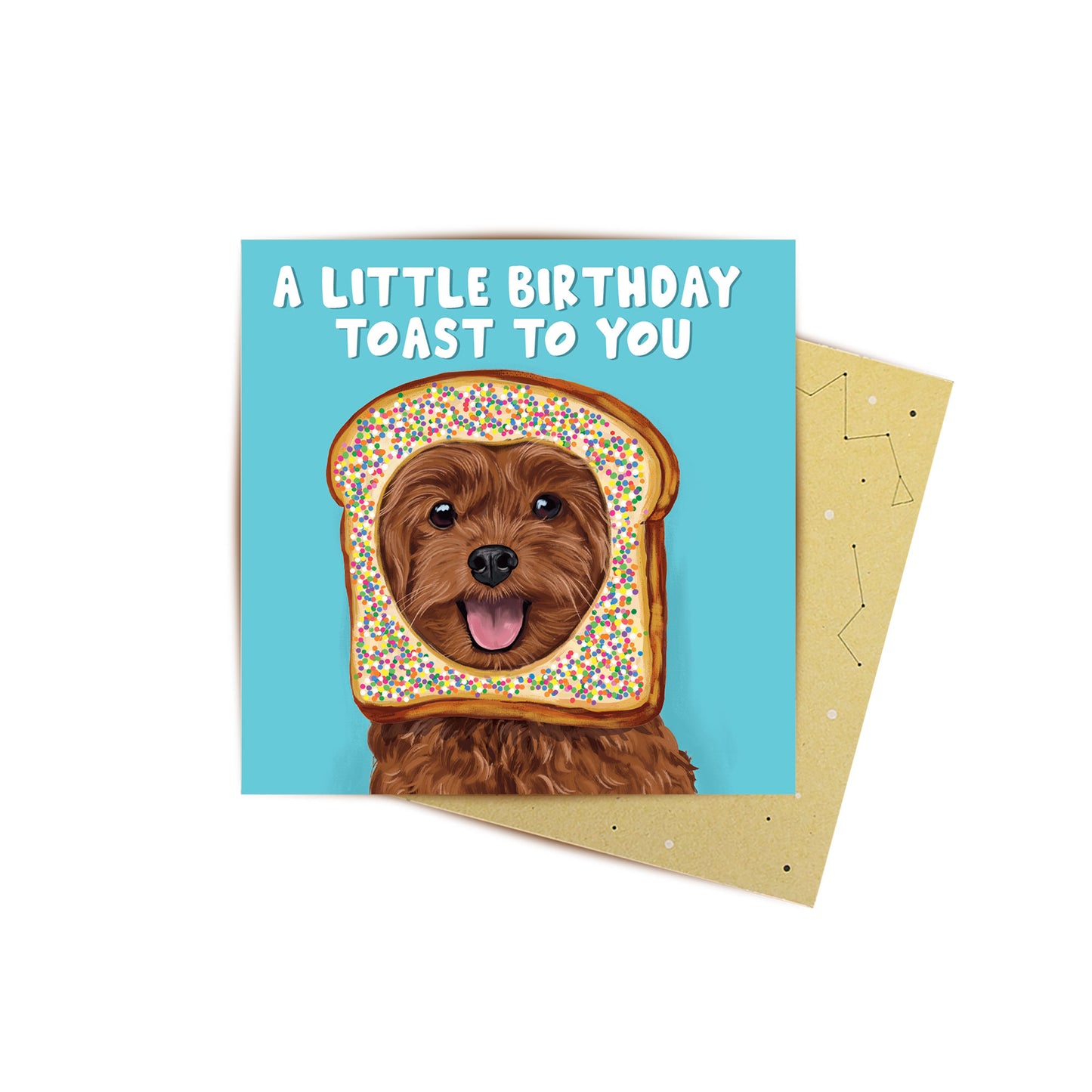 Mini Card Little Birthday Toast