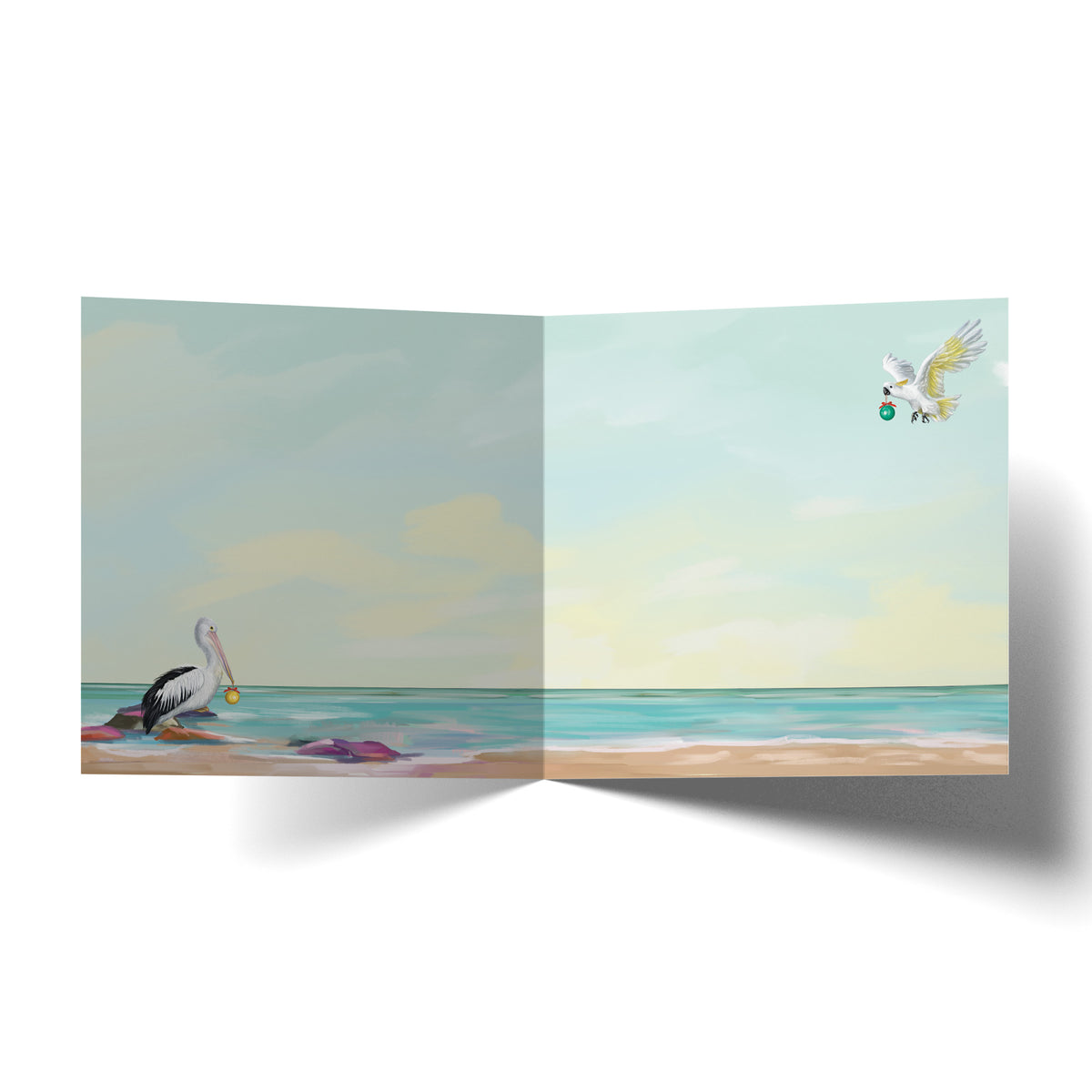 Greeting Card Nature Dwelling Christmas