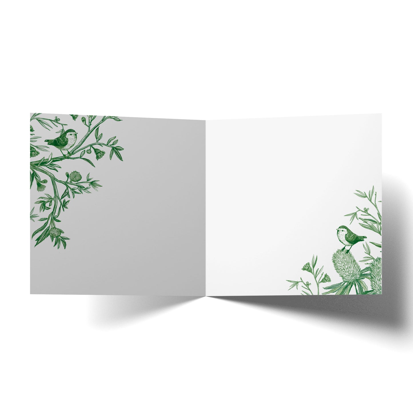 Greeting Card Birds And Branches