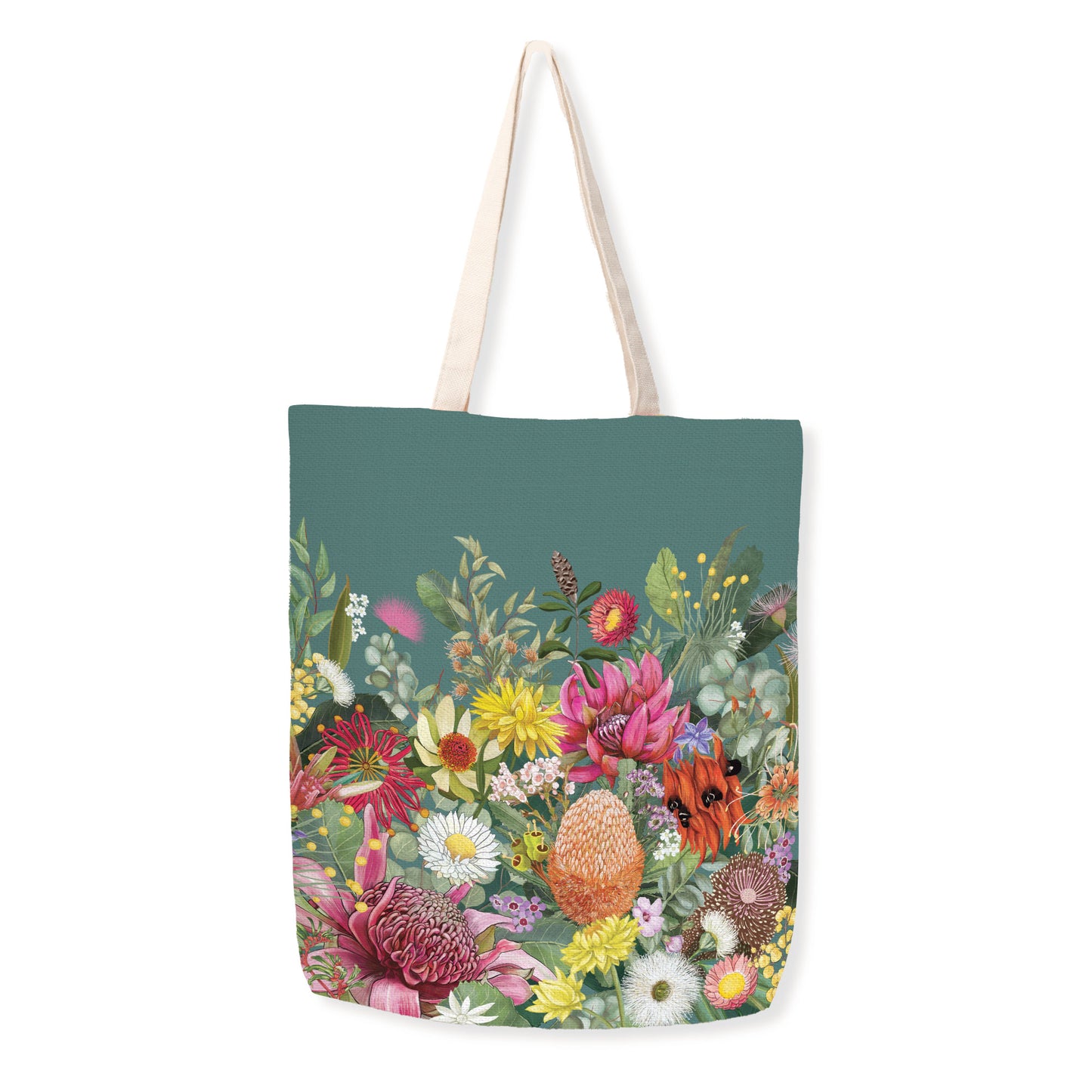 Shopping Tote Australian Wildflowers