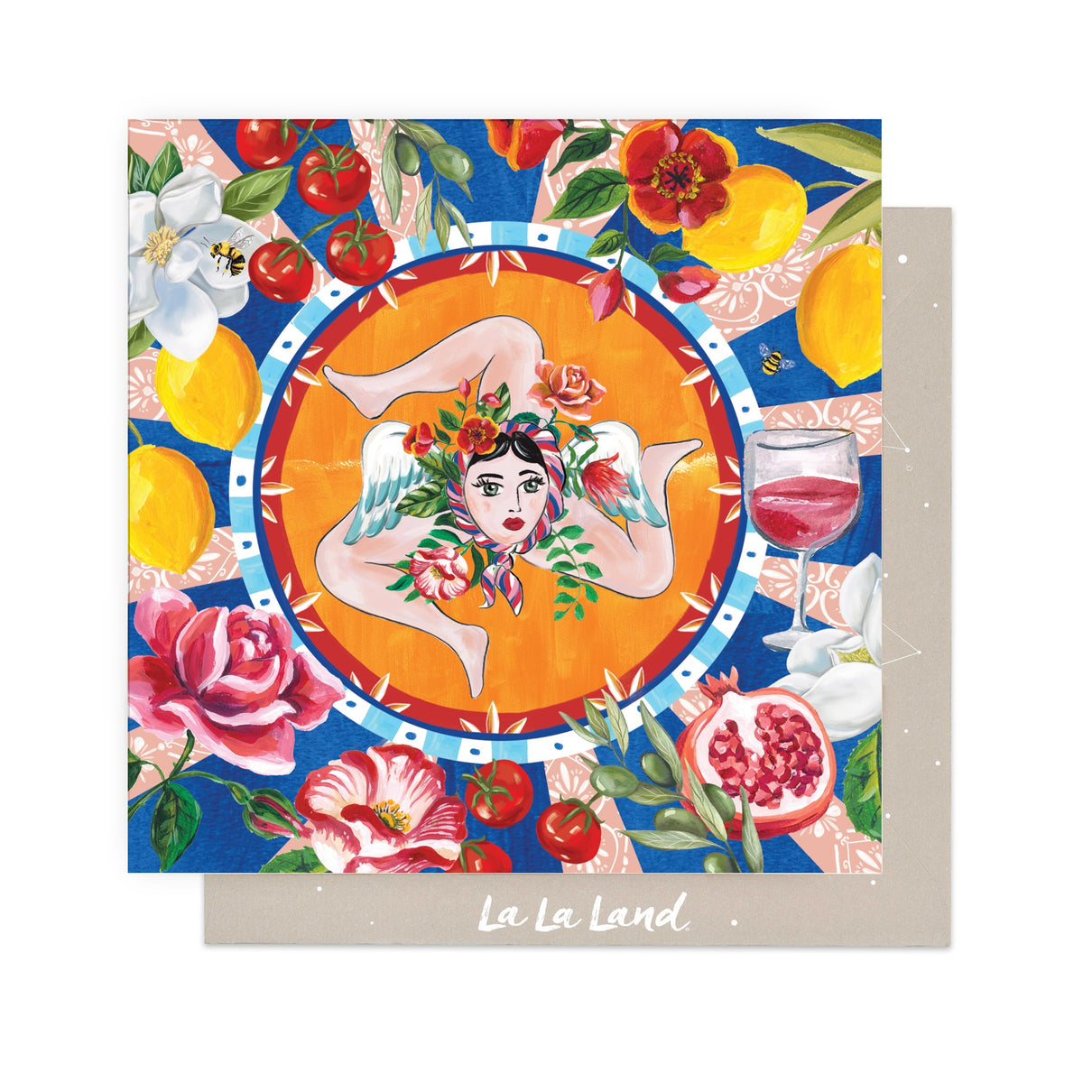 Greeting Card Italian Summer Trinacria