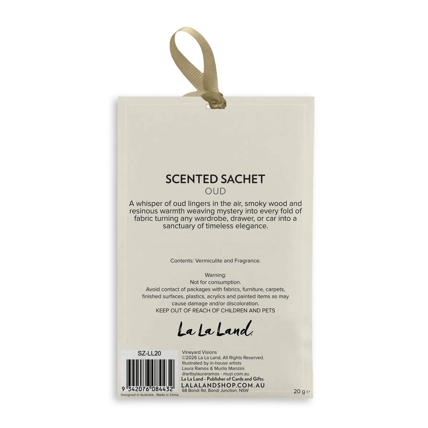 Scented Sachet Vineyard Visions