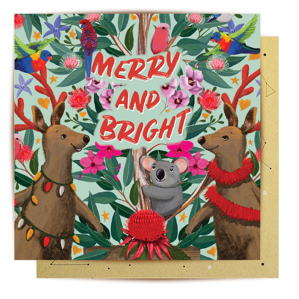 
                      
                        Greeting Card Kangaroos Tree
                      
                    