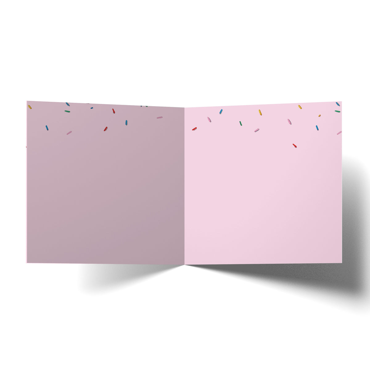 Greeting Card Cow Sprinkles