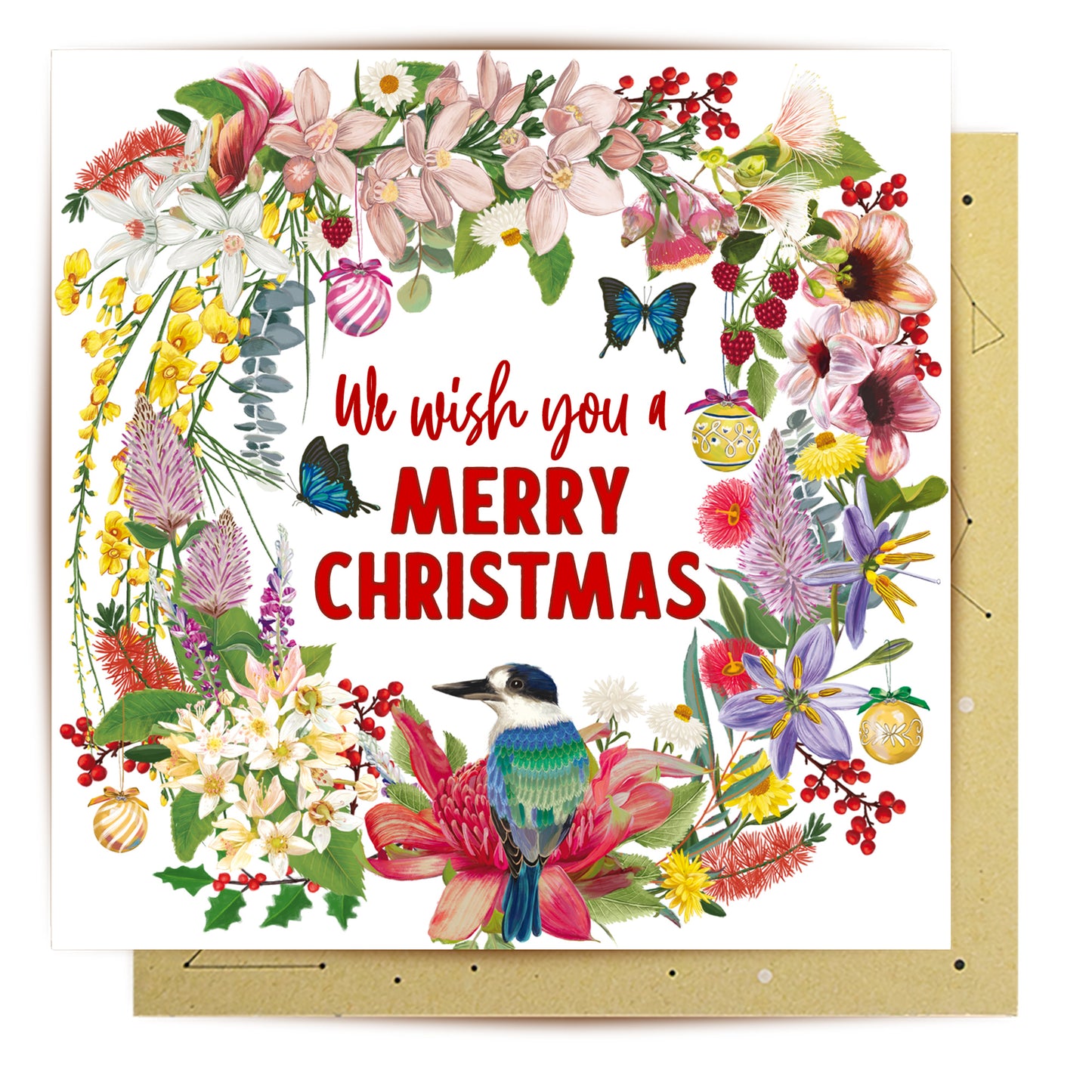 Greeting Card Enchanted Wreath