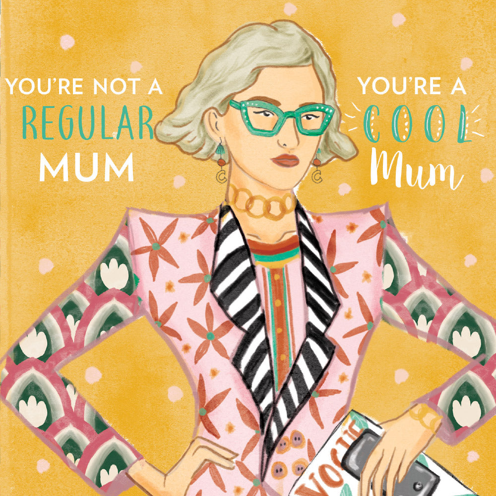 Greeting Card Not A Regular Mum