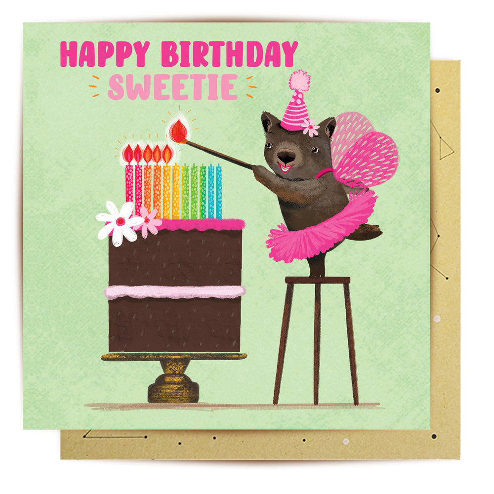 Greeting Card Sweetie Bear