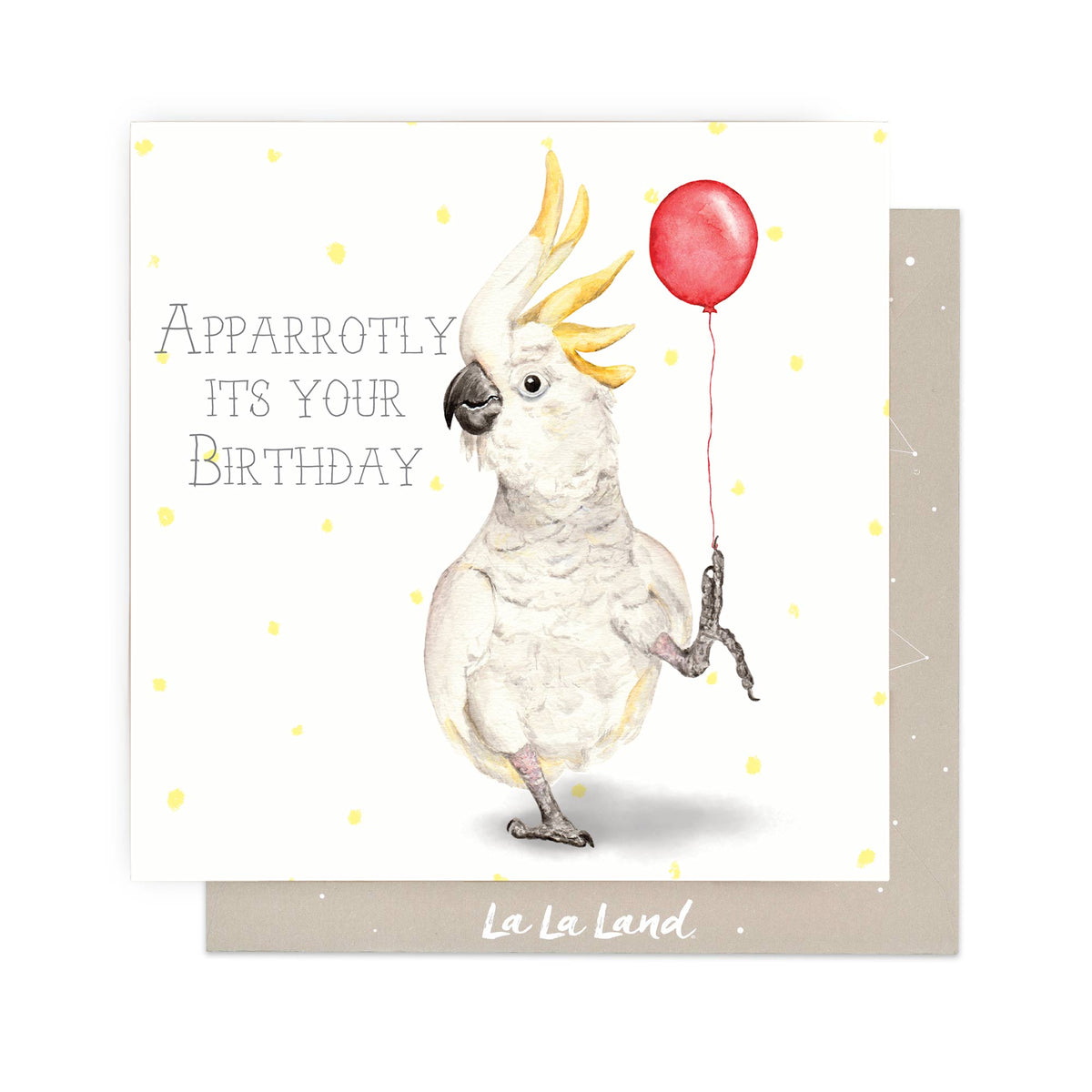 Greeting Card Apparrotly iIt's Your Birthday